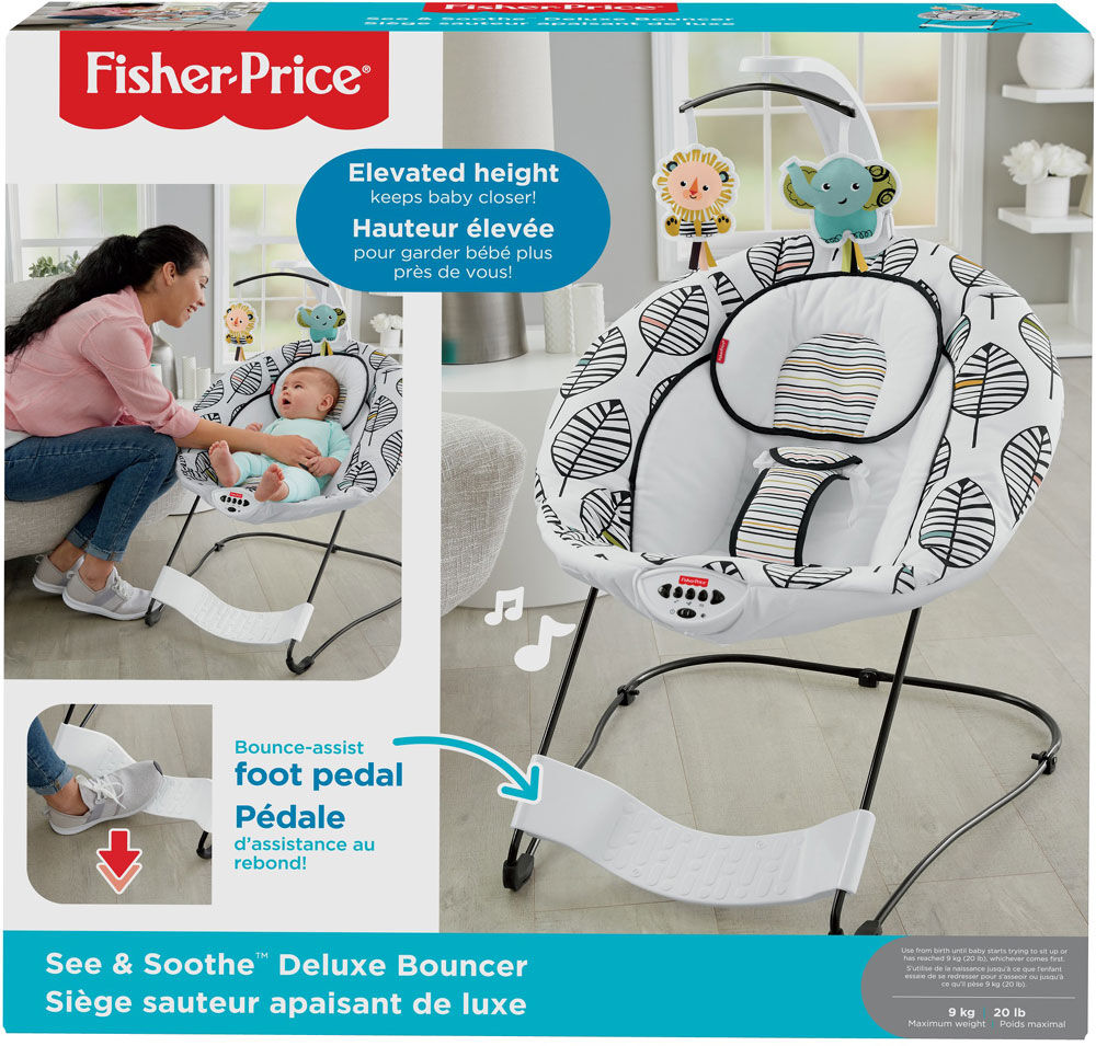 see and soothe deluxe bouncer