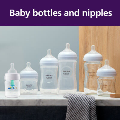 Baby bottles and nipples