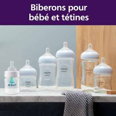 Biberons pour bébé et tétines
