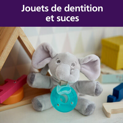 Jouets de dentition et suces