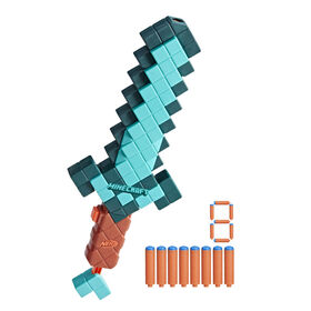 Nerf Minecraft, &Eacute;p&eacute;e &agrave; fl&eacute;chettes, 8 fl&eacute;chettes Nerf N1