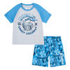 Hurley UPF 50+ Raglan Swim Set - Blue - Size - 18M