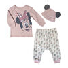 Disney Minnie Mouse ensemble pantalon 3pc - Rose, 0 Mois