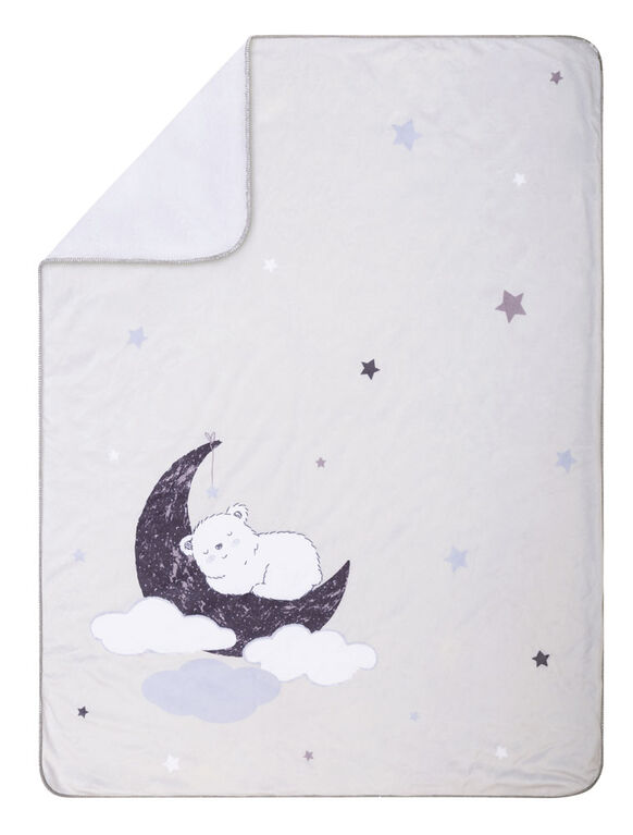 Sammy and Lou Bearly Dreaming Plush Baby Blanket
