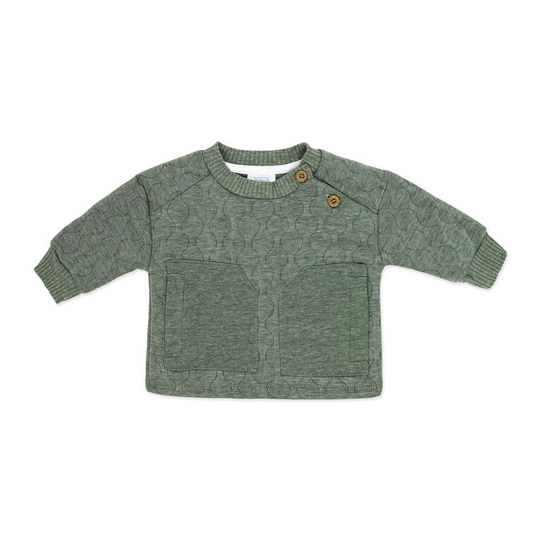 Baby Mode Ensemble jogging matelassé 2 pièces : vert