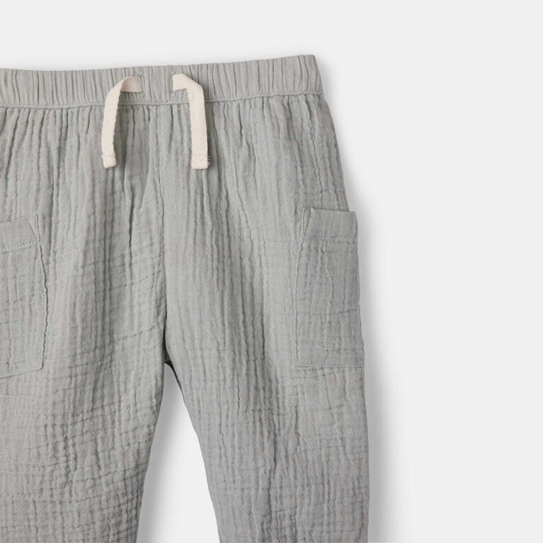 Pantalon Plisse Gris RISE Little Earthling