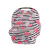 Itzy Ritzy Mom Boss 4-in-1 Multi-Use Cover - Floral Stripe - English Edition