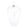 Naturelle Lot de 4 bodys à manches longues : blanc 3M