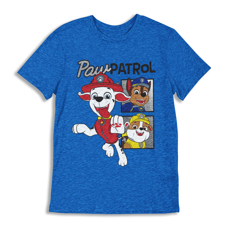 Paw Patrol Short Sleeve Tee - Royal Mix 3T