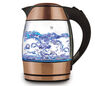 Brentwood 1.8L Electric Glass Kettle with Tea Infuser - Rose Gold