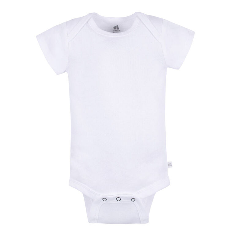 Just Born - 3-Pack Baby Neutral Short Sleeve Onesie - 0-3 months