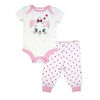 Disney Marie 2 pc bodysuit and pant set - Pink, 6 Months