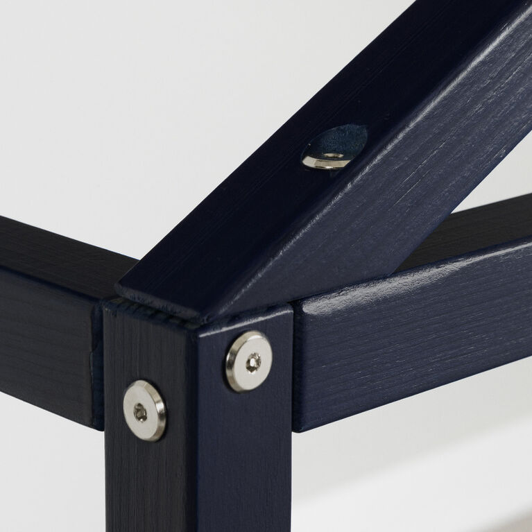 Sweedi Twin House Bed Frame Navy Blue