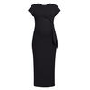 Motherhood Short Sleeve Side Tie Midi Dress
