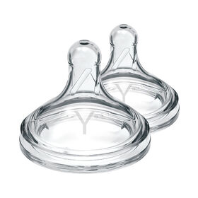 Dr. Brown's Natural Flow Options+ Wide-Neck Bottle Nipple 2 pack Y Cut