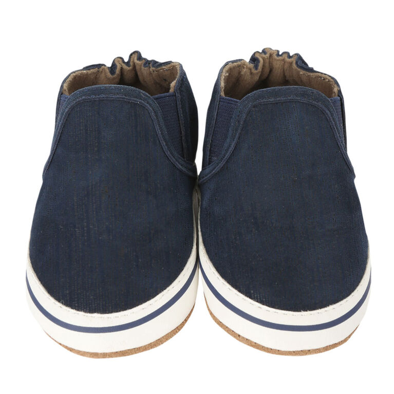 Robeez - Soft Soles - Liam Navy - 18-24 months