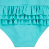 Hurley Ruffle Long Sleeve One-Piece Swimsuit - Aurora Green - Size 24M