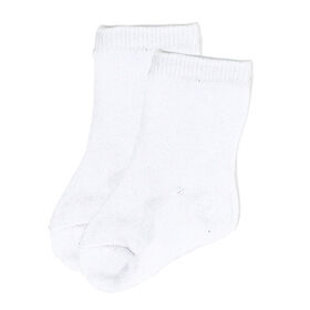 Small Wonder - Baby Sock,Soild White