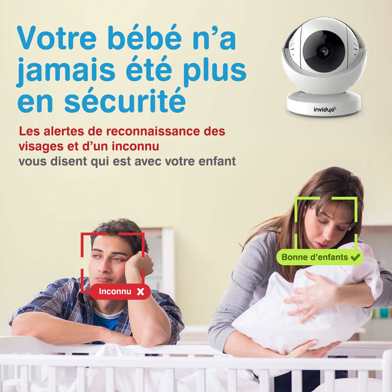 Moniteur vidéo pour bébé de Invidyo.