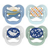 Advantage Pacifier Stage 1 Blue 4 Pack