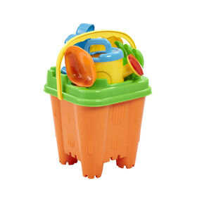 Out and About Beach Bucket Set Orange/Green - R Exclusive - English Edition