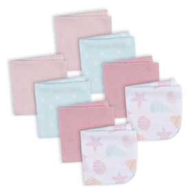 Koala Baby - Pink Knit Washcloth - 8 Pack