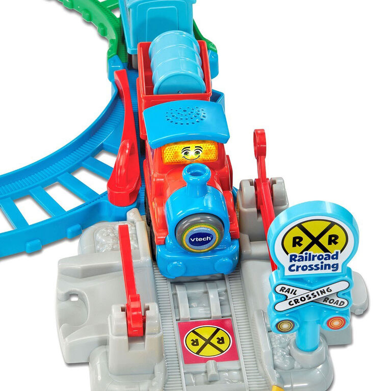 VTech Super circuit train éducatif + Adam train marchand - Édition anglaise