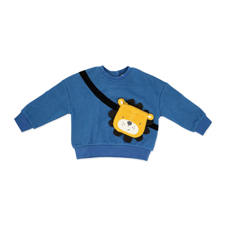 Lily & Jack Ensemble chandail 2 pièces : lion bleu