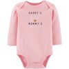 Cache-couche à collectionner Daddy's Girl Mommy's World Carter's - rose, 3 mois.