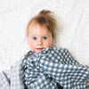 Lulujo - Cotton Muslin Swaddles 2 Pack - Stars + Gingham