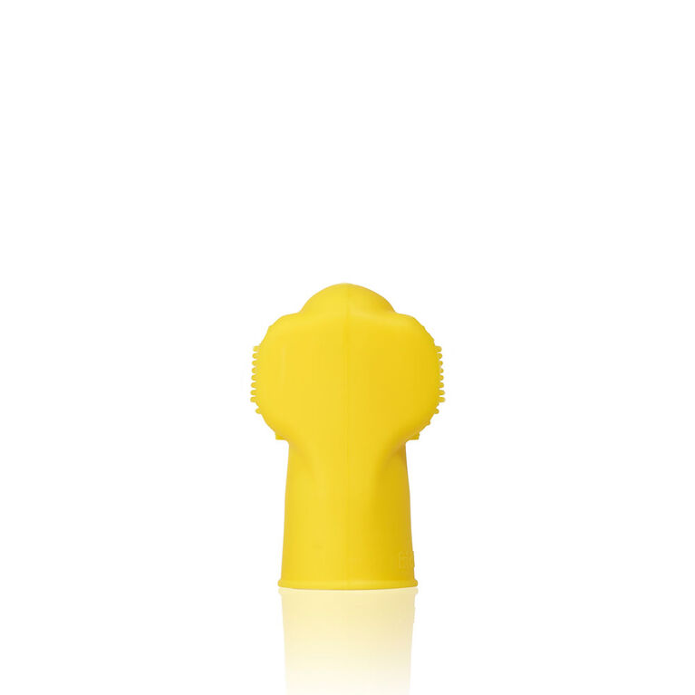 Fridababy - SmileFrida the Finger Brosse à dents - Première brosse à dents pour bébé avec étui, silicone, sans BPA