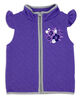 Baby Mode 3 Piece Vest Set: Purple Floral 24M