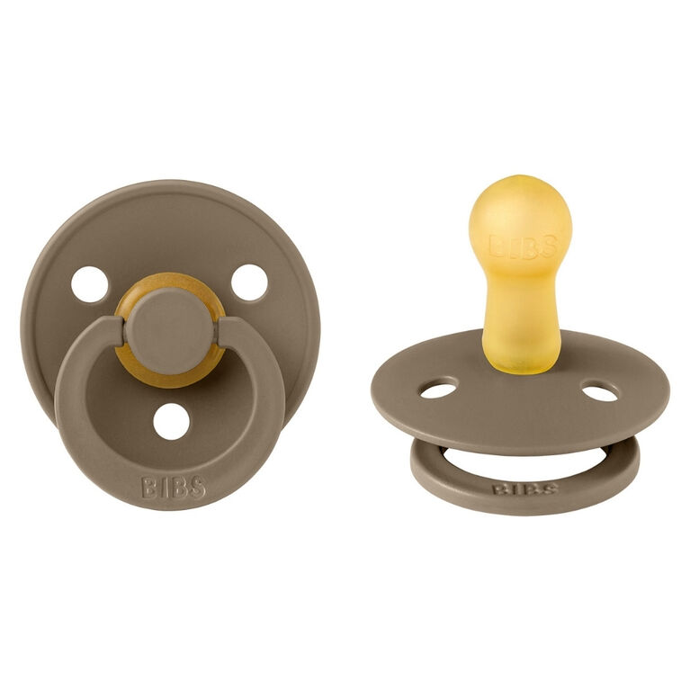 BIBS Dark Oak Pacifier 2 Pack Size 1