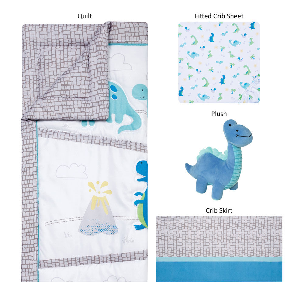 Ensemble Pour Berceau 4 Pc Dinosaur Pal De Sammy Lou Babies R Us Canada