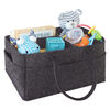 Sammy and Lou Charcoal Gray Felt Storage Caddy