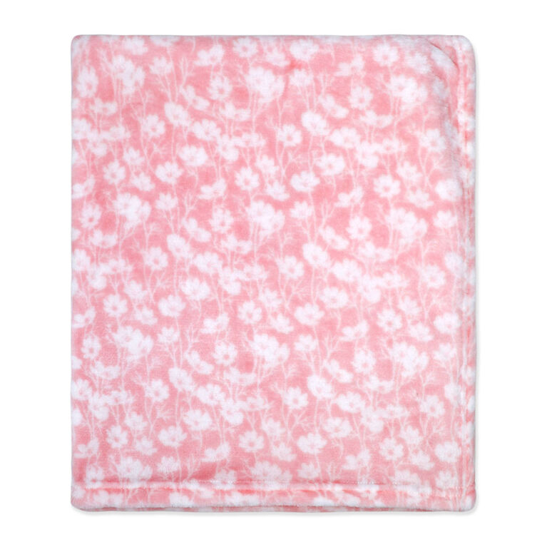 Jesse & Lulu Fleece Blanket with Pink Bunny Toy