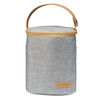 JJ Cole Bottle Cooler Bag - Heather Grey with Tan