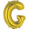Ballons en forme de lettre or 14 " - G