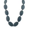 Collier de dentition a perles plates de Nuby - Gris