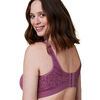 Bravado! Designs Intrigue Balconette Maternity & Nursing Bra, Berry Jacquard, X-Large Full Cup