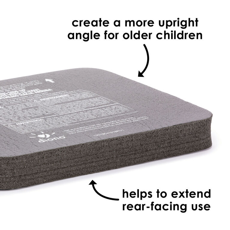 Diono Angle Adjuster Car Seat Leveler, Car Seat Wedge Cushion, Provides More Legroom For Rear-Facing Car Seats