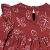 Gerber Childrenswear - Lot de 2 robes babydoll - Feuilles orange foncé