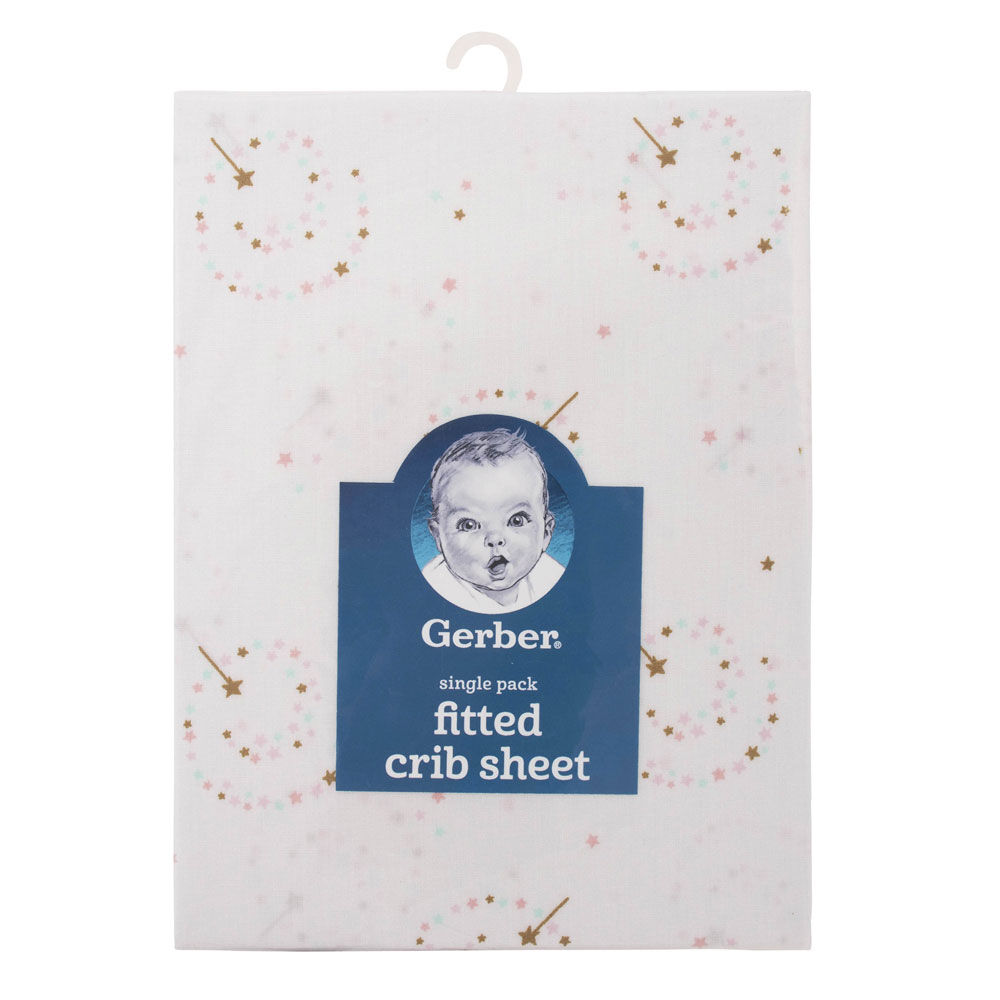Gerber Fitted Crib Sheet Fairy Wand Babies R Us Canada