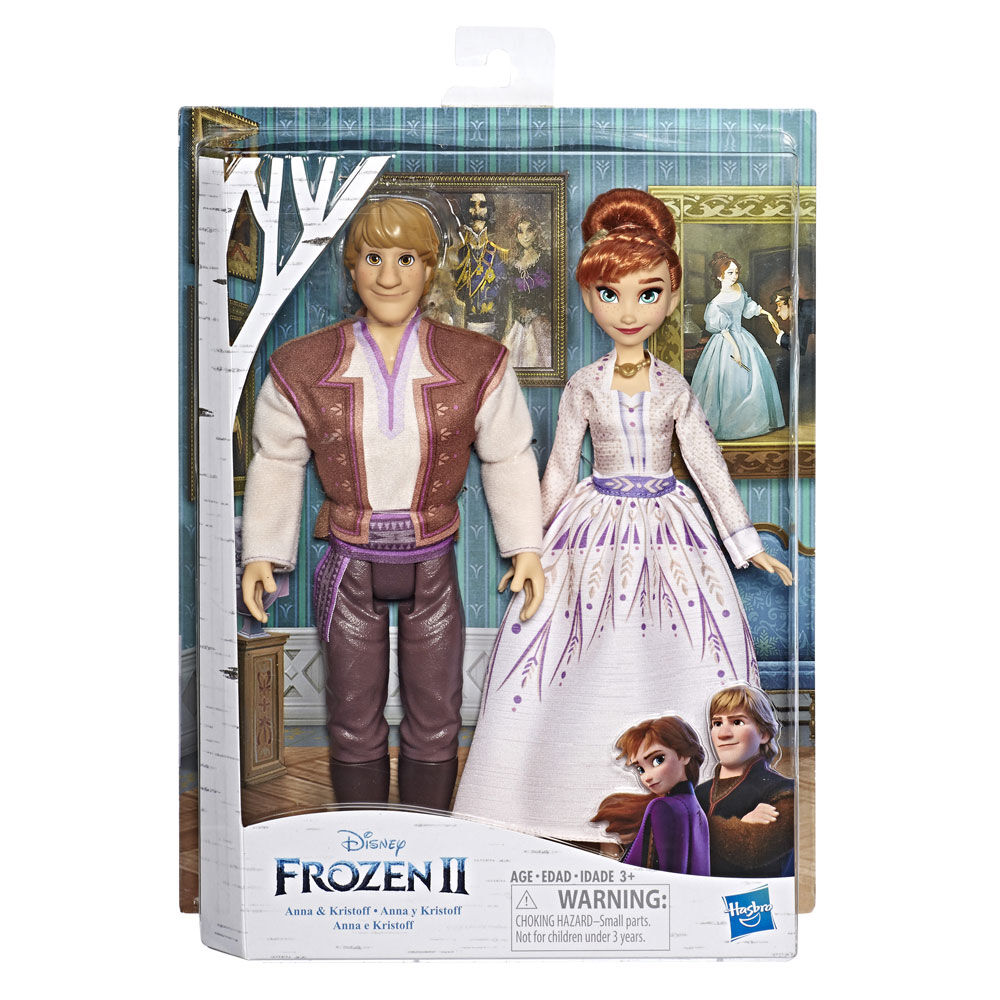 Disney Frozen Anna and Kristoff Fashion Dolls 2 Pack