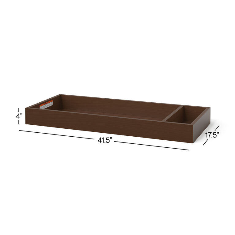 Child Craft Universal Changing Table Topper, Toasted Chestnut