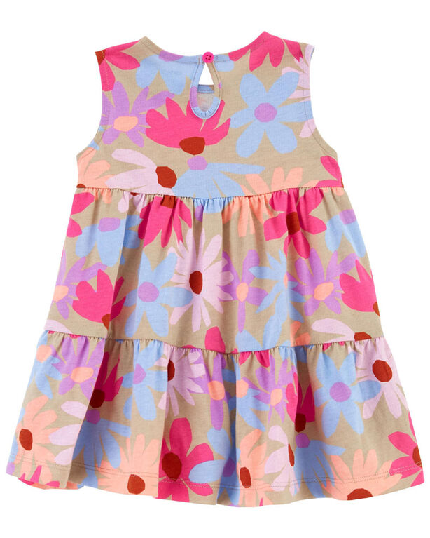 Carter's  Two Piece Floral Dress and Diaper Cover 6M