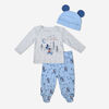 Disney Mickey Mouse Take Me Home 3Pc Set  Blue  3M