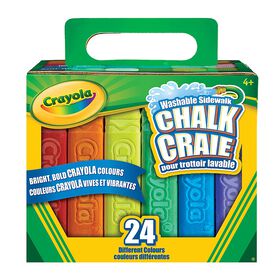 Crayola Washable Sidewalk Chalk, 24 Ct