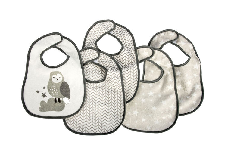 Emballages de 5 bavoirs en tissu éponge Koala Baby.
