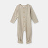 long sleeved ribbed romper